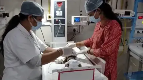Baby Buried Alive in India Struggles for Existence